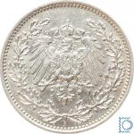 Kaiserreich, 50 Pfennig 1903 A, Wilhelm I., Silber J.15