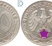 Drittes Reich, 50 Reichspfennig 1938 A, J.365