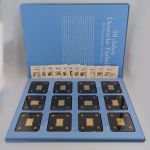 12 Goldbarren je 1/500 Oz Gold 999 - 30 Jahre Deutsche Einheit - Sammlung komplett