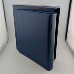 Lindner KARAT 1106Y Ringbinder mit Kassette Blau - für Münzen - 4 Ring Mechanik - gebraucht