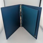 Lindner KARAT 1106Y Ringbinder mit Kassette Blau - für Münzen - 4 Ring Mechanik - gebraucht