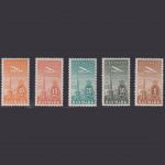 Dänemark MiNr. 217-21 postfrisch - Flugpostmarken