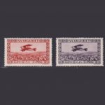 Saargebiet MiNr 126-27 postfrisch - Flugpostmarken RaTdr. Vaugirard