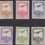 Spanien MiNr. 457-62 ungebraucht - Internationaler Eisenbahnkongress Flugpost