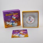 Niue 2 Dollar 2014 | Disney Daisy Duck | 1 Oz Unze Silber | Box + CoA