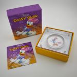 Niue 2 Dollar 2014 | Disney Daisy Duck | 1 Oz Unze Silber | Box + CoA