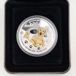 Tuvalu 1 Dollar 2010 | Walking Dogs Labrador Retriever | 1 Oz Silber Box + CoA