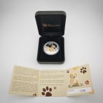 Tuvalu 1 Dollar 2010 | Walking Dogs Labrador Retriever | 1 Oz Silber Box + CoA