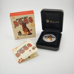 Tuvalu 1 Dollar 2010 | Walking Dogs German Shepherd | 1 Oz Silber Box + CoA