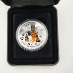 Tuvalu 1 Dollar 2010 | Walking Dogs German Shepherd | 1 Oz Silber Box + CoA
