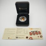 Tuvalu 1 Dollar 2010 | Walking Dogs German Shepherd | 1 Oz Silber Box + CoA