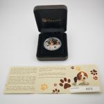 Tuvalu 1 Dollar 2010 | Walking Dogs Beagle | 1 Oz Silber Unze Box + CoA