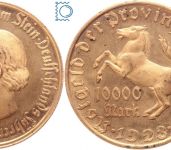 Notgeld Westfalen, 10.000 Mark 1923, Minister von Stein, Jäger N20a