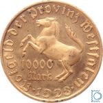 Notgeld Westfalen, 10.000 Mark 1923, Minister von Stein, Jäger N20a