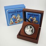 Niue 2 Dollar 2014 | Disney Scrooge McDuck | 1 Oz Silber Unze Box + CoA