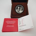 Niue 2 Dollar 2014 | Disney Daisy Duck 75. Jubiläum| 1 Oz Silber Unze Box + CoA