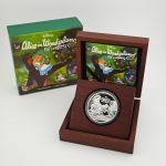 Niue 2 Dollar 2014 | Disney Alice in Wonderland 65. Jubiläum 1 Oz Silber Box CoA