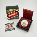 Tuvalu 1 Dollar 2010 | Danger Eastern Brown Snake | 1 Oz Silber Unze Box + CoA
