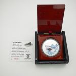 Tuvalu 1 Dollar 2007 | Danger Great White Shark | 1 Oz Silber Unze Box + CoA