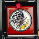 Tuvalu 1 Dollar 2012 | Danger Funnel-Web Spider| 1 Oz Silber Unze Box + CoA