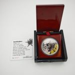 Tuvalu 1 Dollar 2012 | Danger Funnel-Web Spider| 1 Oz Silber Unze Box + CoA