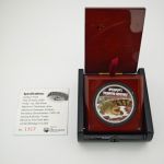 Tuvalu 1 Dollar 2009 | Danger Saltwater Crocodile| 1 Oz Silber Unze Box + CoA