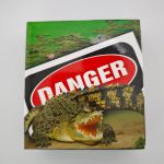 Tuvalu 1 Dollar 2009 | Danger Saltwater Crocodile| 1 Oz Silber Unze Box + CoA