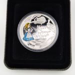 Tuvalu 1 Dollar 2015 | Alice's Adventures in Wonderland 150 Years | 1 Oz Box CoA