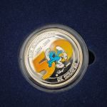 Belgien 5 Euro 2008 | Die Schlümpfe | Box + CoA