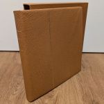 SAFE SKAI Ringbinder Favorit 704 "Westberlin" Hellbraun Leder mit Kassette gebraucht