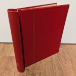 Lindner Falzlos KLEMMBINDER Rot gebraucht