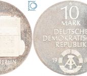 DDR 10 Mark 1986 - Charité in Berlin - aus PP - J.1612