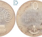 DDR 10 Mark 1982 - Neues Gewandhaus Leipzig - aus PP - J.1583