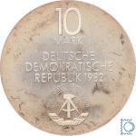 DDR 10 Mark 1982 - Neues Gewandhaus Leipzig - aus PP - J.1583