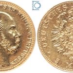 Kaiserreich, 5 Mark Preussen 1877 A, Kaiser Wilhelm I., J.244, Goldmünze