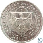 Weimar 3 Mark 1930 G, Walther von der Vogelweide, J.344, Silber