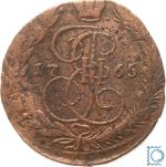 Russland 5 Kopeken Ekaterinburg 1765 EM Kupfer | Zarin Katharina II. 1762-1796