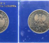 Polen 20 Zloty 1980 PP | Olymiade Moskau Läufer