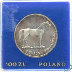 Polen 100 Zloty 1981 PP | Mongolisches Wildpferd