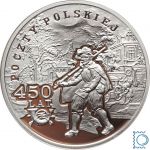 Polen 10 Zloty 2008 MW PP | 450 Jahre Polnischer Postdienst