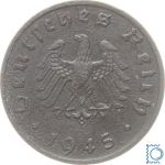 Deutschland Alliierte Besetzung, 1 Pfennig 1945 F, J. 373b