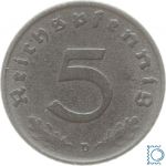 Deutschland Alliierte Besetzung, 5 Pfennig 1947 D, J. 374