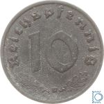Deutschland Alliierte Besetzung, 10 Pfennig 1945 F, J. 375