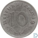 Deutschland Alliierte Besetzung, 10 Pfennig 1946 F, J. 375