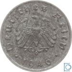 Deutschland Alliierte Besetzung, 10 Pfennig 1946 F, J. 375