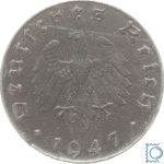Deutschland Alliierte Besetzung, 10 Pfennig 1947 E, J. 375