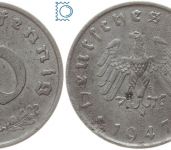 Deutschland Alliierte Besetzung, 10 Pfennig 1947 A, J. 375