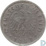 Deutschland Alliierte Besetzung, 10 Pfennig 1948 A, J. 375