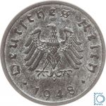 Deutschland Alliierte Besetzung, 10 Pfennig 1948 F, J. 375
