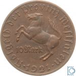 Notgeld Westfalen, 10 Mark 1921, Minister von Stein, Bronze, Jäger N13